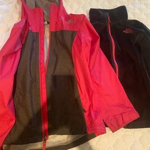 The North Face Triclimate 3 in 1 Pink and grey girls jacket